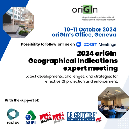 OriGin Expert Meeting on Geographical Indications